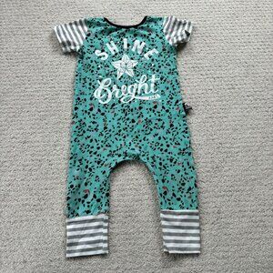 Rags Shine Bright Spotted Short Sleeve Romper